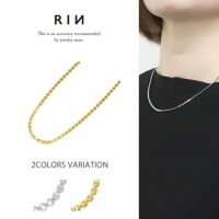 ネックレスカットボールキレイシンプルボールチェーン