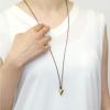 ネックレスPUレザー革ひもハート型キレイシンプル革ひも