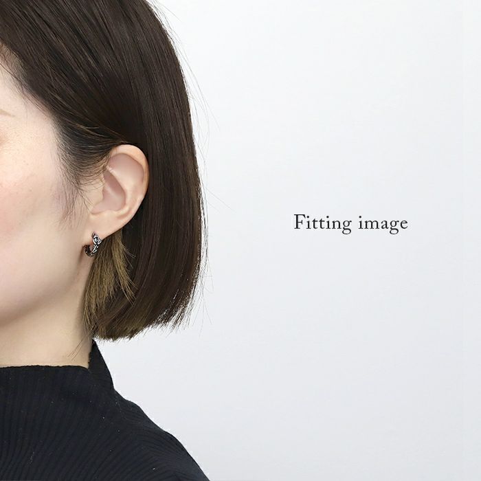 リングピアス薔薇バラレリーフリングフープピアス18G