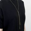 ネックレスシンプルループタイチェーンオメガチェーン