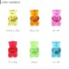 軟骨ピアスグミベアくまベアbearボディピアスポップかわいいキャンディカラーストレートバーベル16ゲージ16Gどうぶつ凛通販