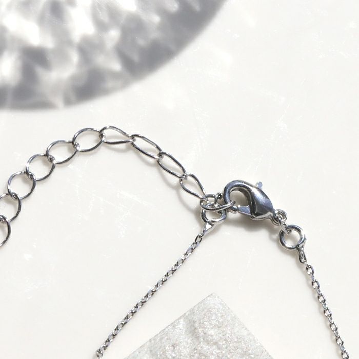 ネックレスシンプルキレイchainあずきチェーン