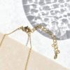 ネックレスペンダント一粒キュービックジルコニアchainあずきチェーン