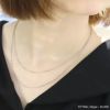 ネックレス2連チェーンレイヤード喜平チェーンボールチェーンあずきチェーン