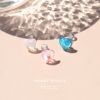 軟骨ピアスハートぷっくりかわいいちゅるんボディピアスキュート透明クリアアクリル製ストレートバーベル金属アレルギー対応16G16ゲージ