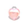 ハート アクリル 軟骨ピアス ピンク