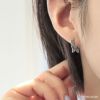 透かし模様ワンタッチバタフライピアスシルバーきれいめボディピアス凛RIN専門店アクセサリー