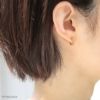 ピアス18Kコーティングボール球輪リングフープピアス