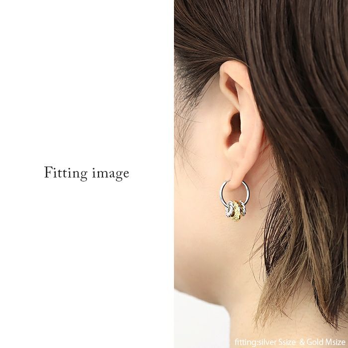 ボディピアスリングカスタマイズアンティークチャームツイストレリーフ輪シルバーゴールドringアレンジパーツ14G16G18Gゲージ軟骨ピアス