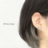 軟骨ピアスボディピアスフラワー花ジュエル可愛いピンクブルーキュービックジルコニアストレートバーベル16G16ゲージジューンブライド綺麗キラキラcubiczirconia
