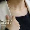 ネックレスシンプル1.2mm1.5mmチェーンスタイリッシュサージカルステンレスあずきチェーンアクセサリー