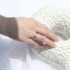 指輪リングシンプルパール一粒大人可愛い上品オープンリングアクセサリー