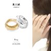 指輪リングアクリル透明シルバーゴールド金属アレルギーファッションリングメタリックアクセサリー