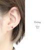 軟骨ピアスかわいいフラワーお花サージカルステンレスマーガレットデイジーストレートバーベル16ゲージボディピアス