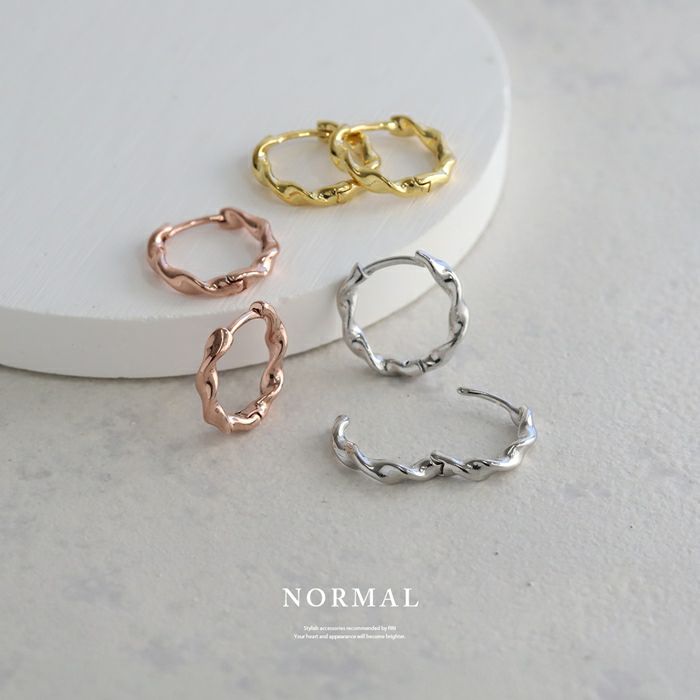 ピアス18金フープピアス金属アレルギー金属アレルギー対応つけっぱなしシルバーゴールドねじれニッケルフリー18kコーティングレディーススパイラルリングツイストリングセカンドピアス耳たぶキャッチレスリングセット【両耳用・2個売り】