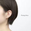 軟骨ピアス花フラワーかわいい透かしお花flowerストレートバーベル16ゲージボディピアス