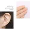 軟骨ピアス 16G インナーコンク トラガス ヘリックス 花 フラワー 可愛い シンプル 上品 かわいい 透かし お花 flower ストレートバーベル 16ゲージ ボディピアス ボディピアス専門店凛 RIN