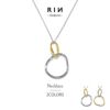 ネックレスロングネックレス楕円シンプルカジュアル16Kチェーンペンダントアクセサリー