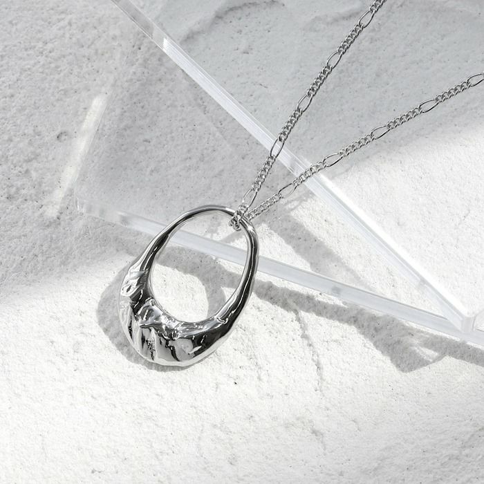 ネックレスロングネックレスキレイシンプルカジュアル16Kチェーンペンダントアクセサリー