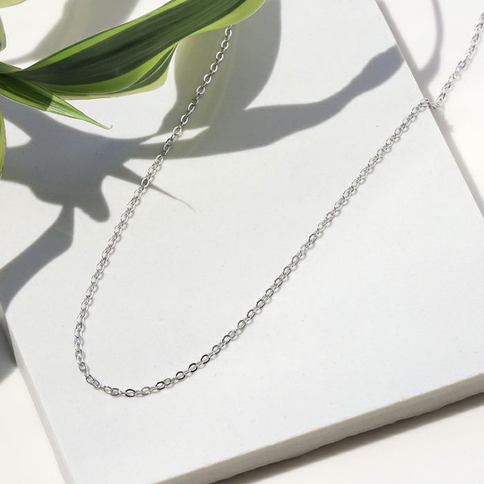 ネックレスチェーンネックレスロングシンプル小豆16kコーティングあずきチェーンアクセサリー