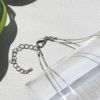 ネックレスロングチェーンネックレス2連レイヤードシンプルベネチアンチェーン16kコーティングチェーンアクセサリー