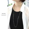 ネックレスチェーンネックレスロング2連レイヤードシンプル16kコーティング喜平チェーンアクセサリー