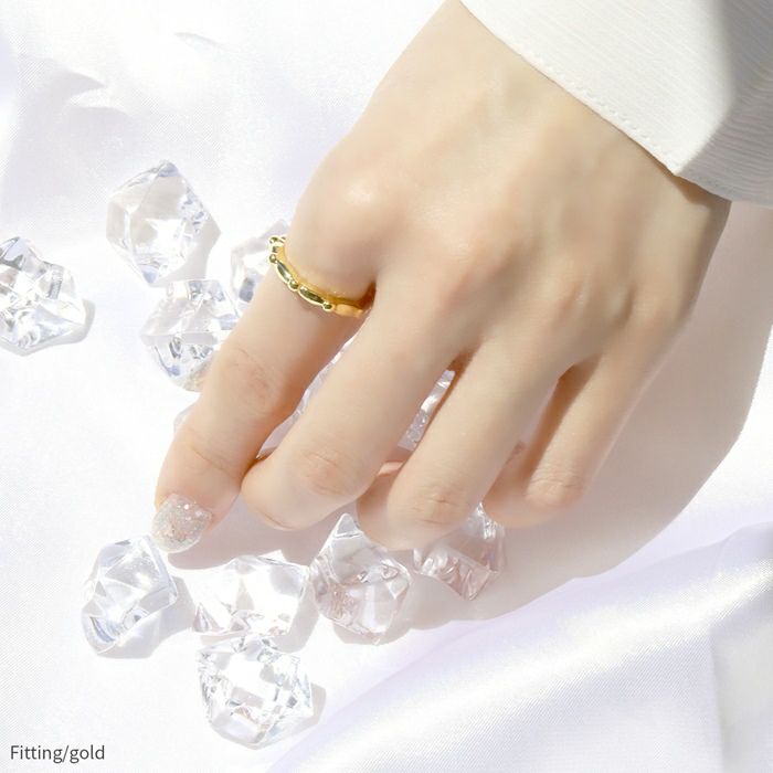 指輪リングシルバーゴールドシンプルファッショナブル18金コーティングロジウムコーティングファッションリングアクセサリー
