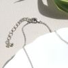 ネックレスシンプル50cmペンダントロングバーあずきチェーンアクセサリー