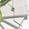 ネックレスペンダントカジュアルトリニティ結バー50cmあずきチェーンアクセサリー