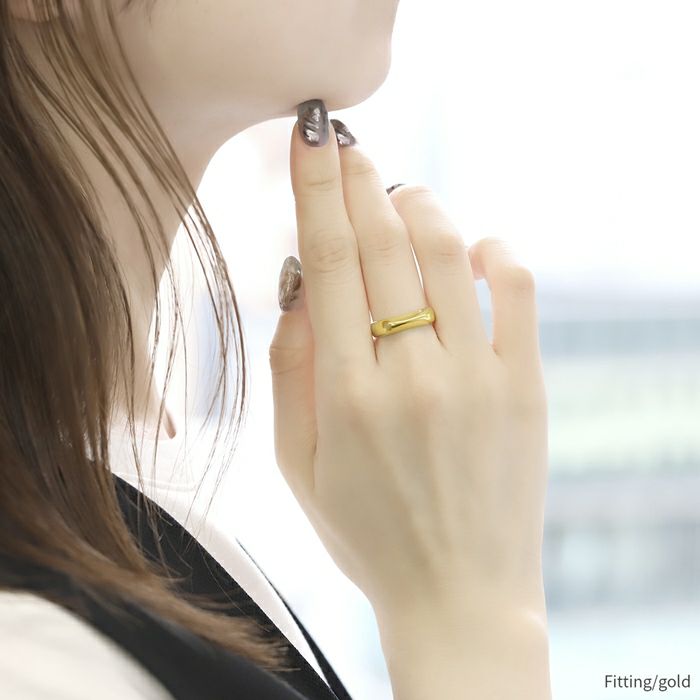 指輪リングシンプルスクエア存在感四角シルエットファッションリングアクセサリー