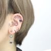 へそピアス【セット】カスタムセットバラ薔薇翼エンジェルデビル人気カーブバーベルバナナバーベル14ゲージ18ゲージボディピアス