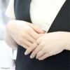指輪リングジュエル2連クロスきれいシルバーゴールドリングアクセサリー