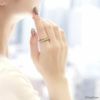 指輪リングパールキレイサイズ調整かわいいデイリーフォークリングオープンリングアクセサリー