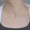 ネックレスサークルリングシンプル輪ほそみあずきチェーンアクセサリー