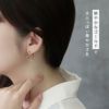 ピアストライアングル三角形モード系マットブラックピアスセットシックスタイリッシュ金アレスタッドかっこいいメンズアクセサリー凛専門店激安
