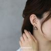 ピアス三角トライアングルモードシックスタイリッシュ金アレスタッドアクセサリー