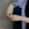 指輪リング結び目2連リングトレンドアクセントデザインリングアクセサリー