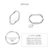 指輪リングウェーブ波フェミニンシンプル18Kロジウムピンキーファッションリングアクセサリー