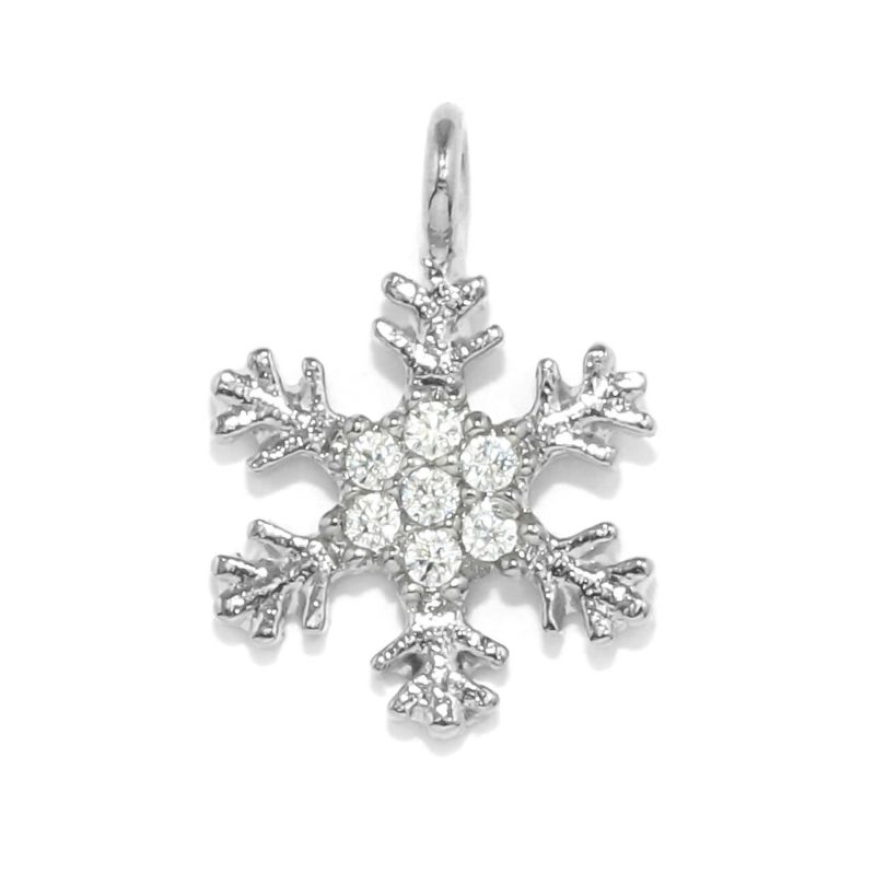 雪の結晶 チャーム シルバー