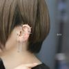 軟骨ピアスチェーンチャーム鎖ボックスオーバルカスタマイズパーツメンズ14G16G18Gボディピアス専門店凛RIN通販激安アレンジシルバー