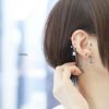 軟骨ピアスチェーンチャーム鎖ボックスオーバルカスタマイズパーツメンズ14G16G18Gボディピアス専門店凛RIN通販激安アレンジシルバー