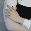 指輪レディースリングソリティアCZジュエル華奢ほそめファッションリングアクセサリー