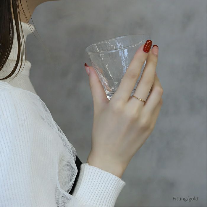 指輪レディースリングソリティアCZジュエル華奢ほそめファッションリングアクセサリー