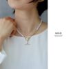 ネックレスバロックパールプラスチックパールキレイおしゃれパールネックレスアクセサリー