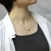 チェーンネックレスハートキュート上品キレイおしゃれあずきチェーンアクセサリー