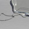 チェーンネックレスシンプルサージカルステンレスメンズレディース細身スタイリッシュキレイペーパークリップクリップチェーンアクセサリー凛普段使い
