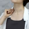 チェーンネックレスシンプルサージカルステンレスメンズレディース細身スタイリッシュキレイペーパークリップクリップチェーンアクセサリー凛普段使い