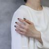 指輪レディースリングクロスリング交差メビウスの輪華奢見えデザインリングアクセサリー