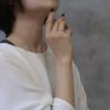 指輪レディースリングキュービックジルコニアほそみシンプルファッションリングアクセサリー