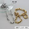 ネックレスフィガロペーパーチェーンクリップチタンPVDスネークチェーンアクセサリー